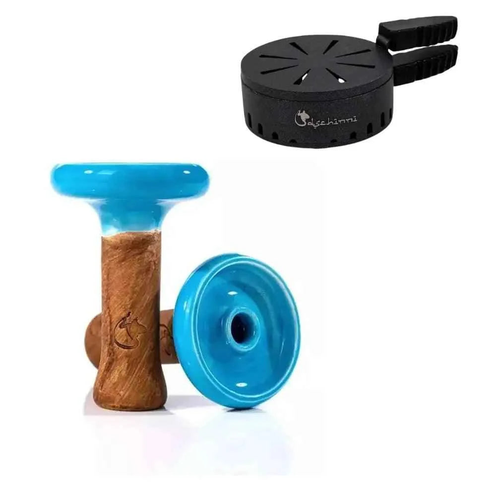 Dschinni Headshot Phunnel Kopf Set mit HMD Smokebox Crown - Dschinni Shisha