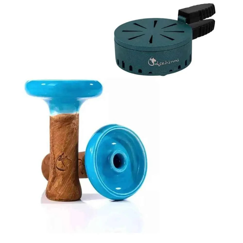 Dschinni Headshot Phunnel Kopf Set mit HMD Smokebox Crown - Dschinni Shisha