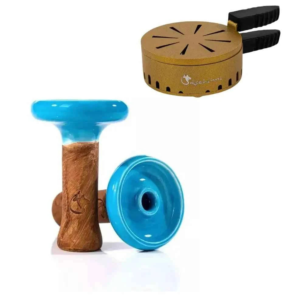 Dschinni Headshot Phunnel Kopf Set mit HMD Smokebox Crown - Dschinni Shisha