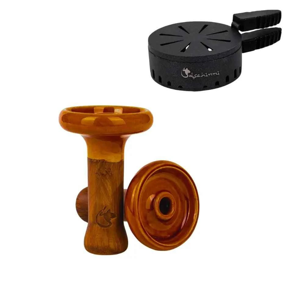 Dschinni Headshot Phunnel Kopf Set mit HMD Smokebox Crown - Dschinni Shisha