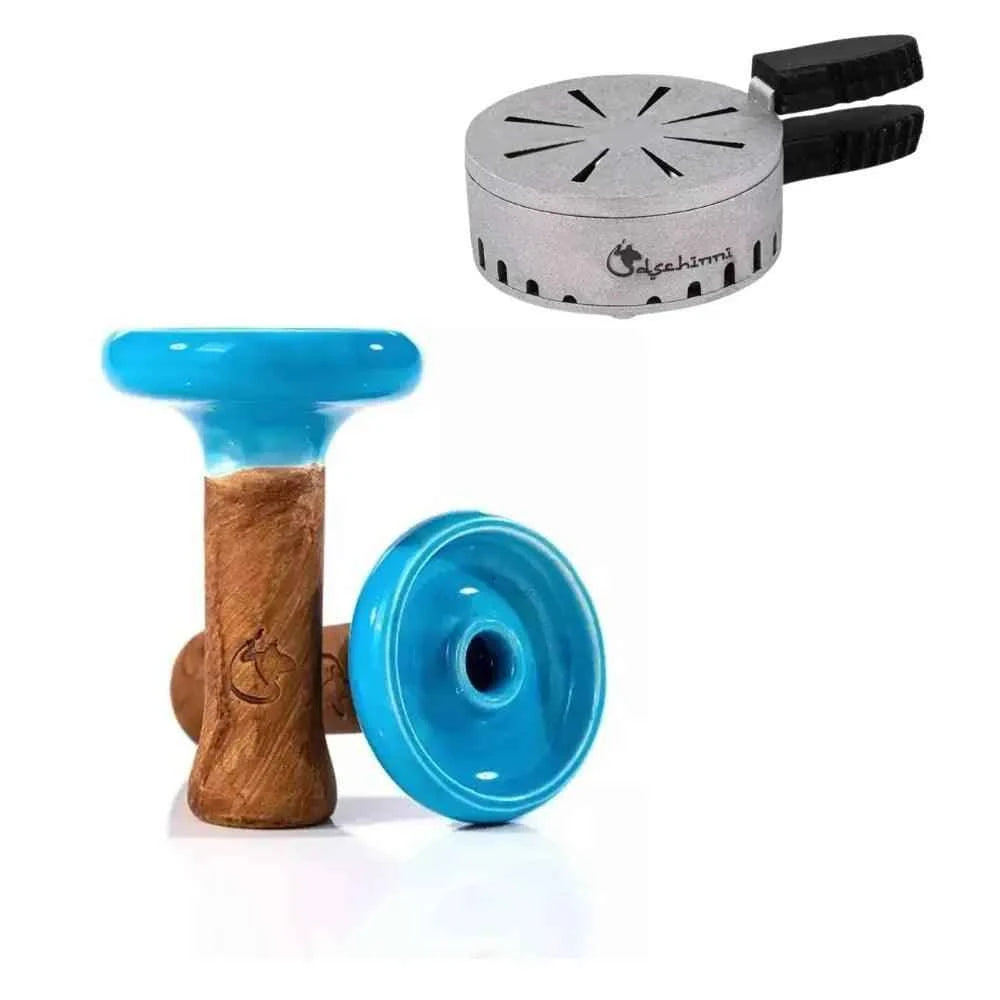 Dschinni Headshot Phunnel Kopf Set mit HMD Smokebox Crown - Dschinni Shisha