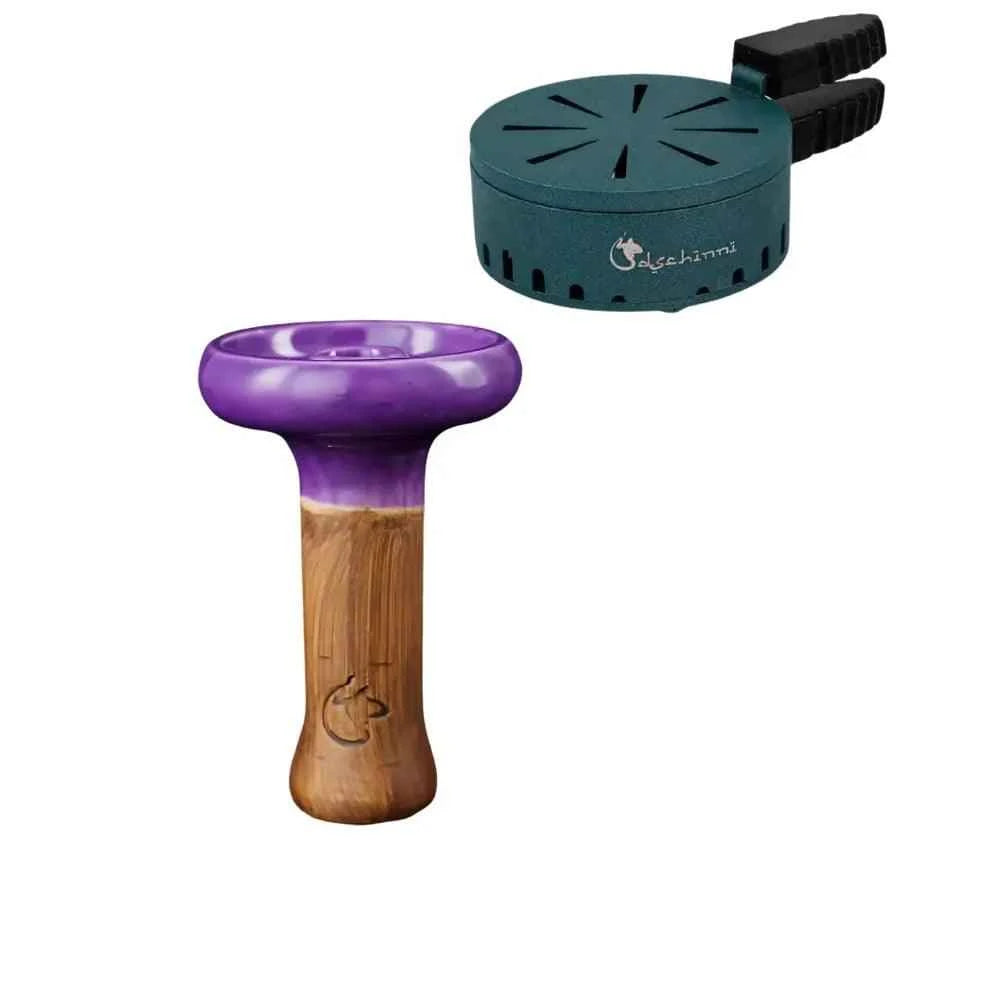 Dschinni Headshot Phunnel Kopf Set mit HMD Smokebox Crown - Dschinni Shisha