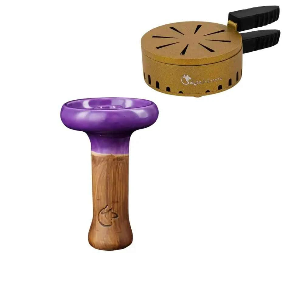Dschinni Headshot Phunnel Kopf Set mit HMD Smokebox Crown - Dschinni Shisha