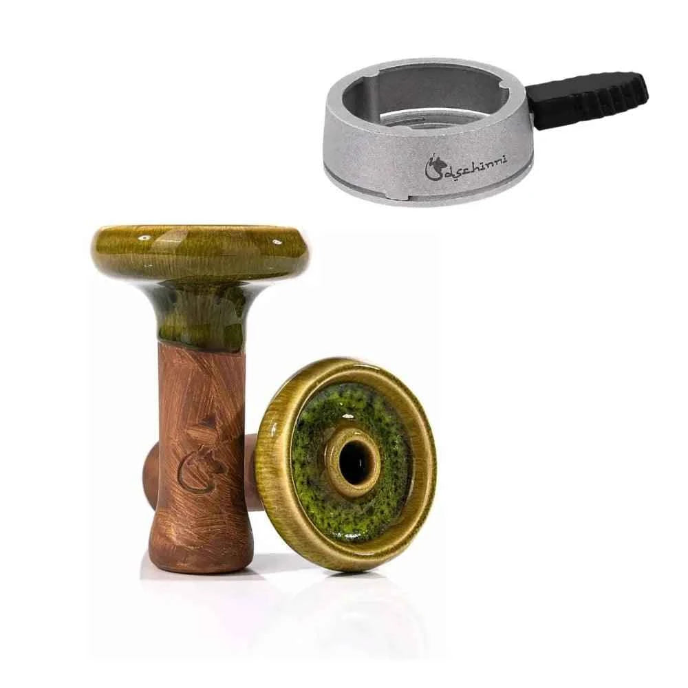 Dschinni Headshot Phunnel Kopf Set mit HMD Smokebox Screen - Dschinni Shisha