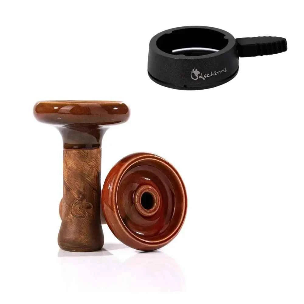 Dschinni Headshot Phunnel Kopf Set mit HMD Smokebox Screen - Dschinni Shisha