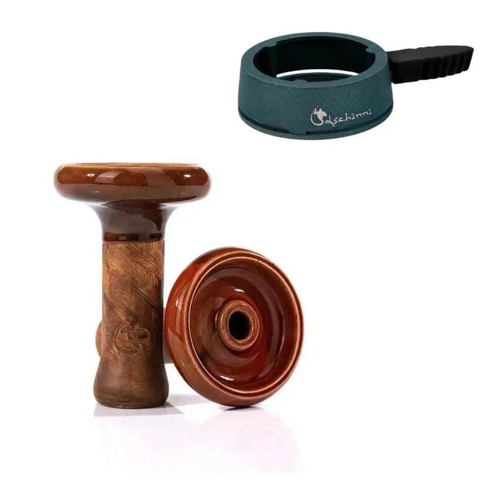 Dschinni Headshot Phunnel Kopf Set mit HMD Smokebox Screen - Dschinni Shisha