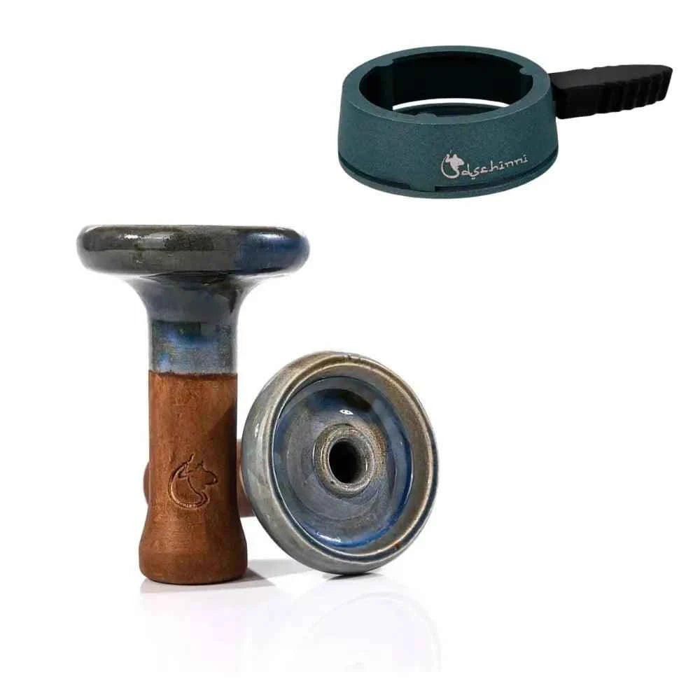 Dschinni Headshot Phunnel Kopf Set mit HMD Smokebox Screen - Dschinni Shisha