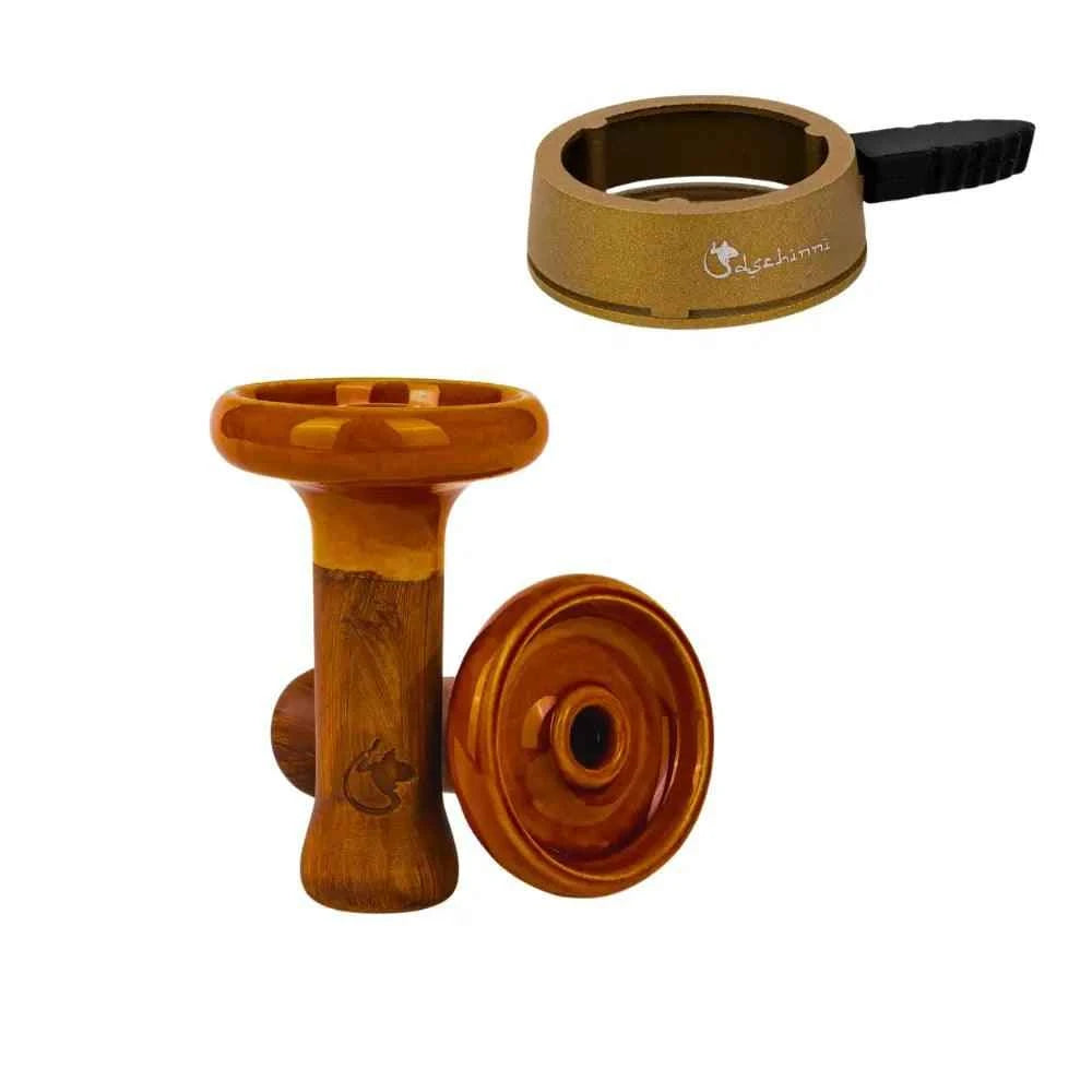 Dschinni Headshot Phunnel Kopf Set mit HMD Smokebox Screen - Dschinni Shisha