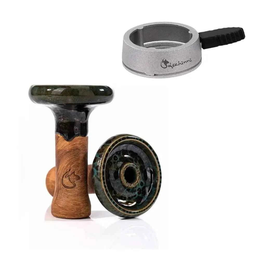 Dschinni Headshot Phunnel Kopf Set mit HMD Smokebox Screen - Dschinni Shisha