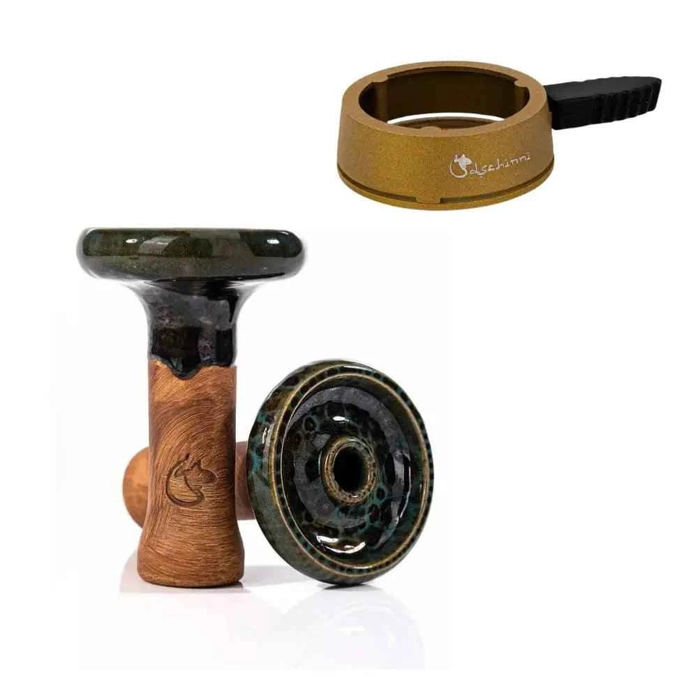 Dschinni Headshot Phunnel Kopf Set mit HMD Smokebox Screen - Dschinni Shisha