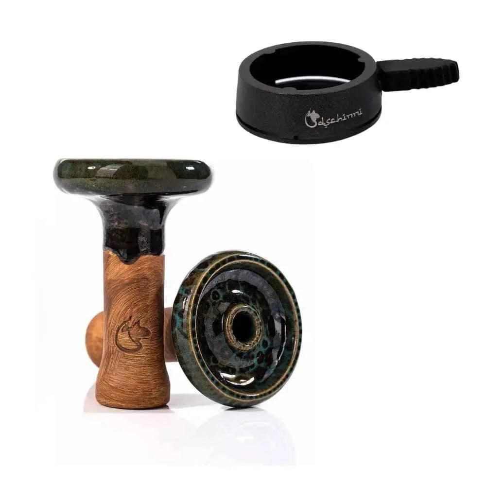 Dschinni Headshot Phunnel Kopf Set mit HMD Smokebox Screen - Dschinni Shisha