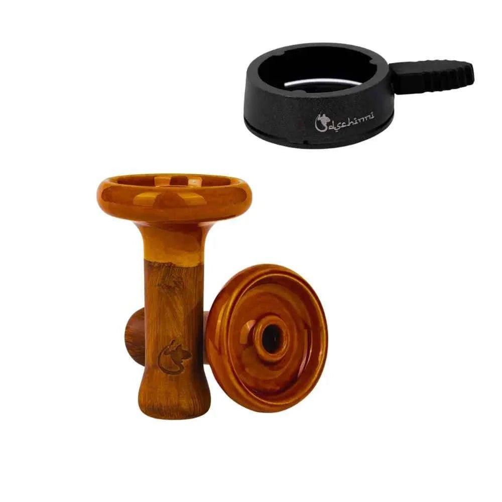 Dschinni Headshot Phunnel Kopf Set mit HMD Smokebox Screen - Dschinni Shisha