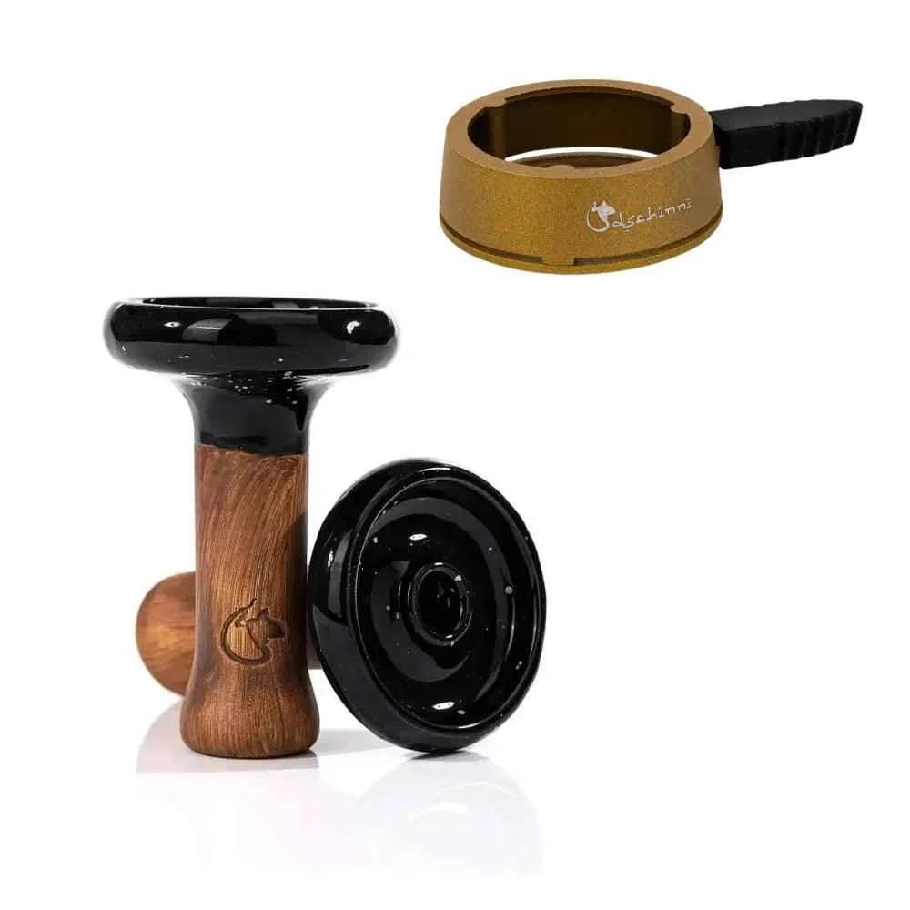 Dschinni Headshot Phunnel Kopf Set mit HMD Smokebox Screen - Dschinni Shisha