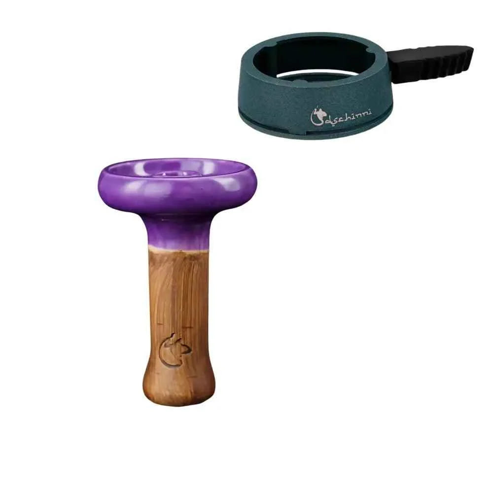 Dschinni Headshot Phunnel Kopf Set mit HMD Smokebox Screen - Dschinni Shisha