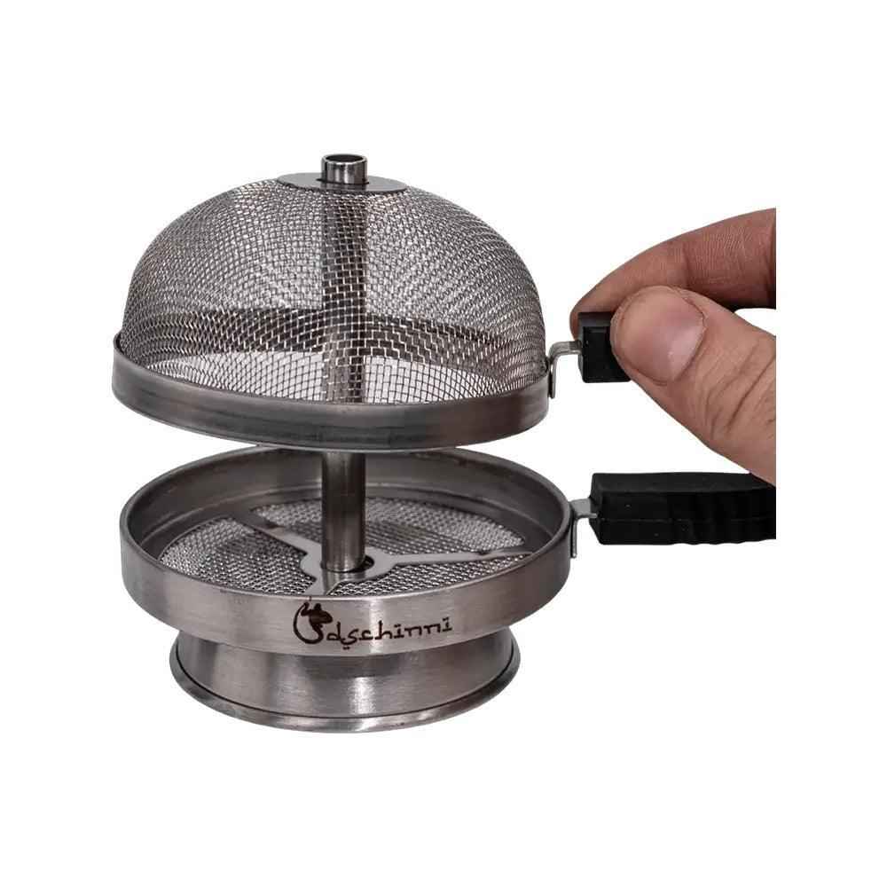 Dschinni Nero Steinkopf Schamottkopf Shisha Windschutz Set - Dschinni Shisha