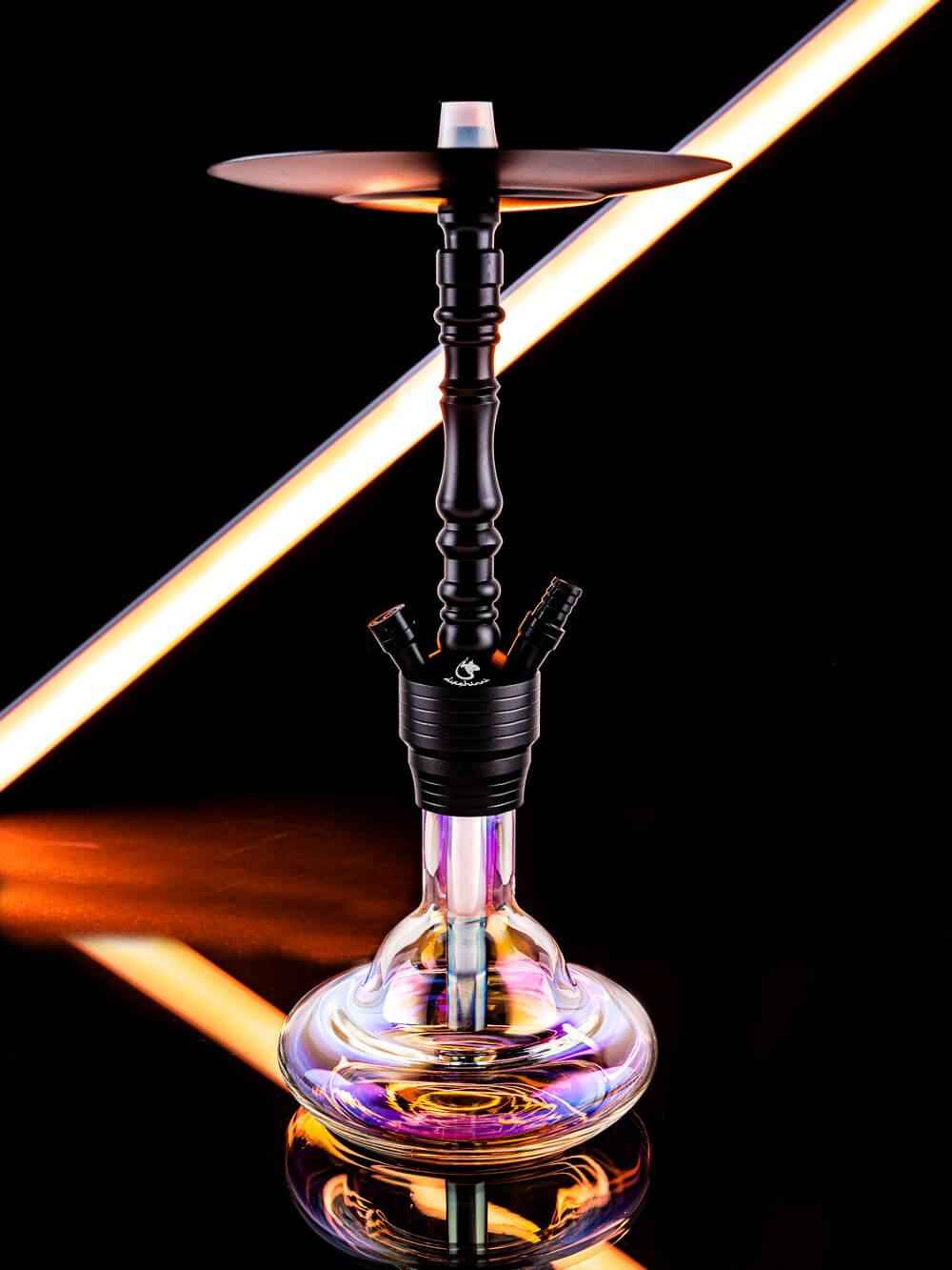 Dschinni Pico Shisha Black | Flig Flag Bowl - Dschinni Shisha