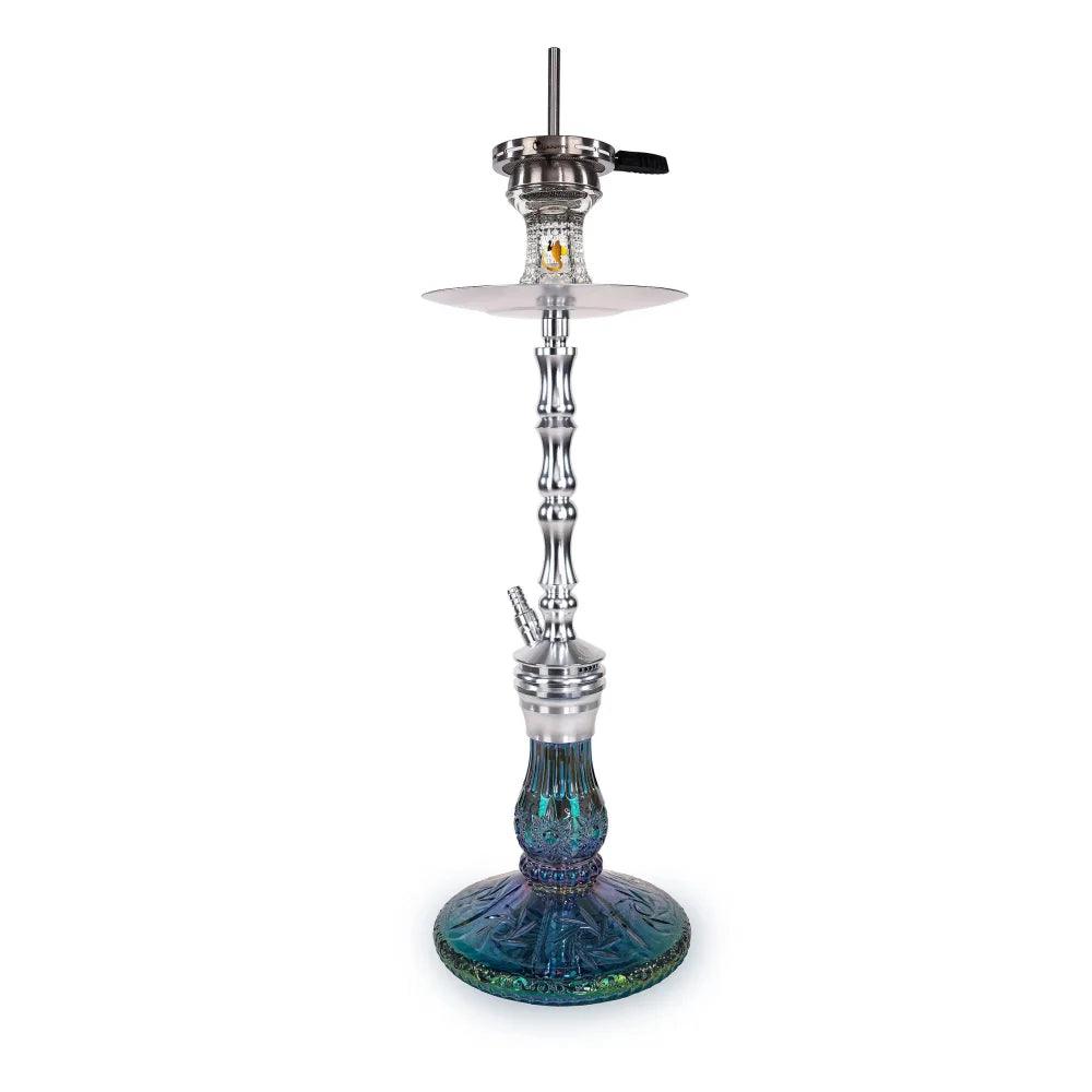 Dschinni Roxx Venom Shisha mit Venom Kristallglas Bowl auf weißem Hintergrund