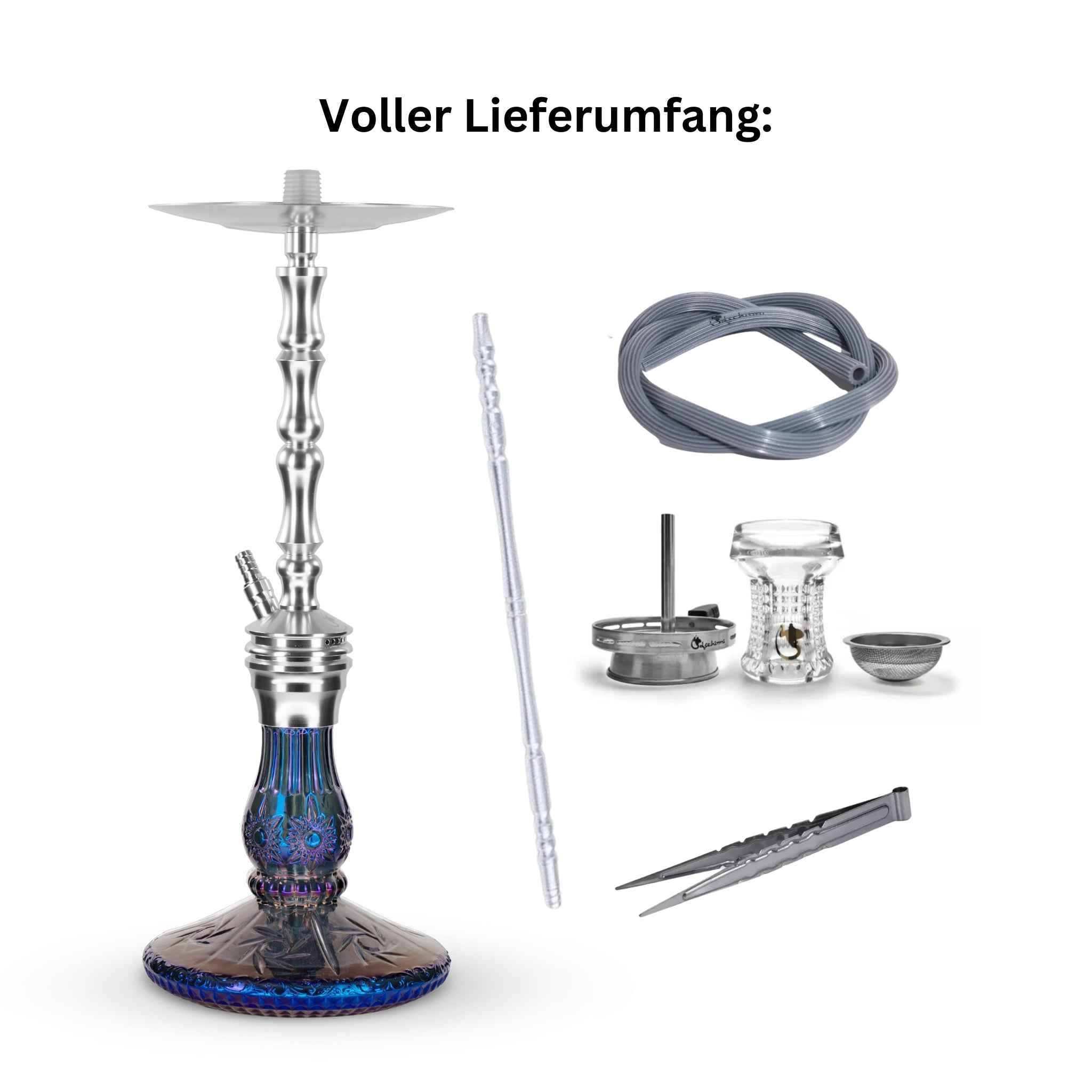 Dschinni Roxx Shisha Komplett Set | Purple Rain Bowl - Dschinni Shisha