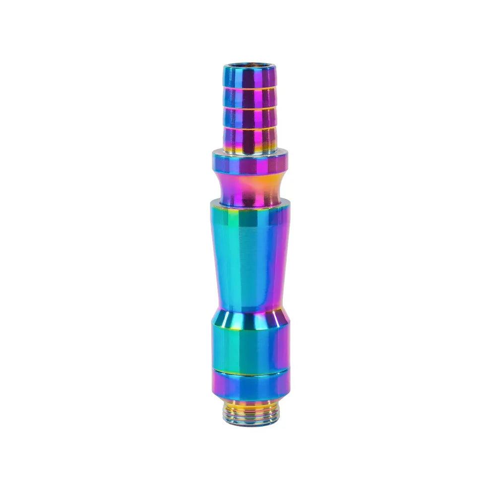 Dschinni Schlauchadapter V2A Botan / Mezra / Mio 1.0 - Purple Rain auf weißem Hintergrund