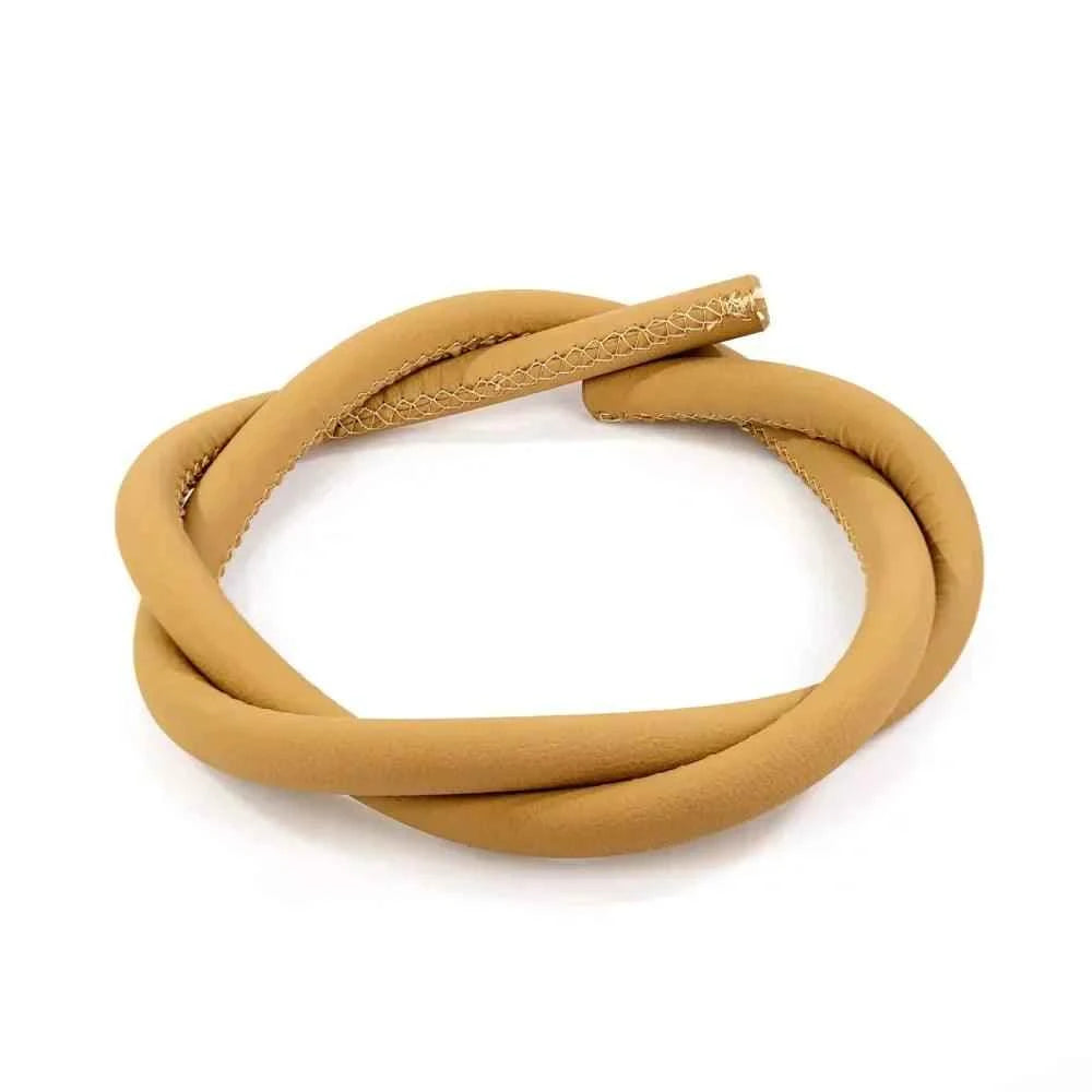 Dschinni Schlauch Leder Silikon (Ummantelter Silikonschlauch) - Sand - Dschinni Shisha