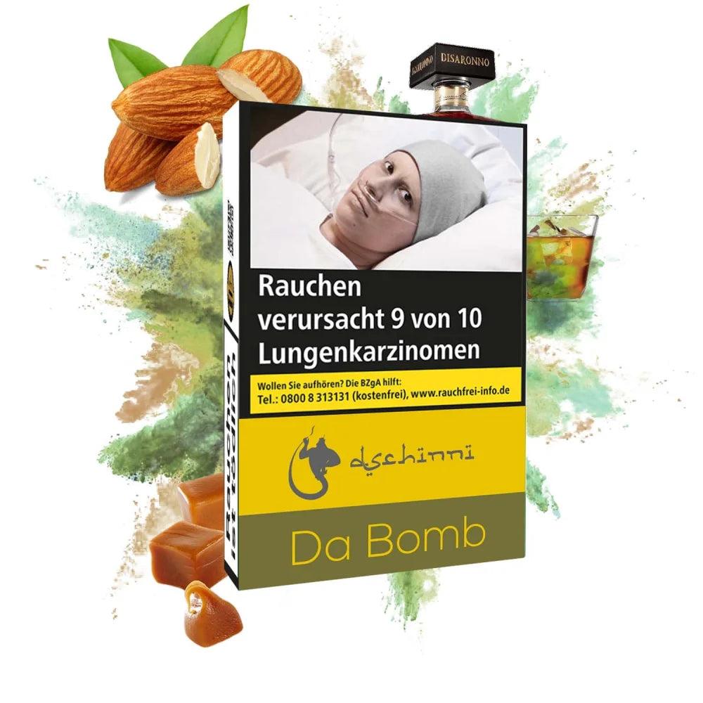 Dschinni 25g Tabak Shisha Da Bomb Zitrone Mandelkuchen Amaretto