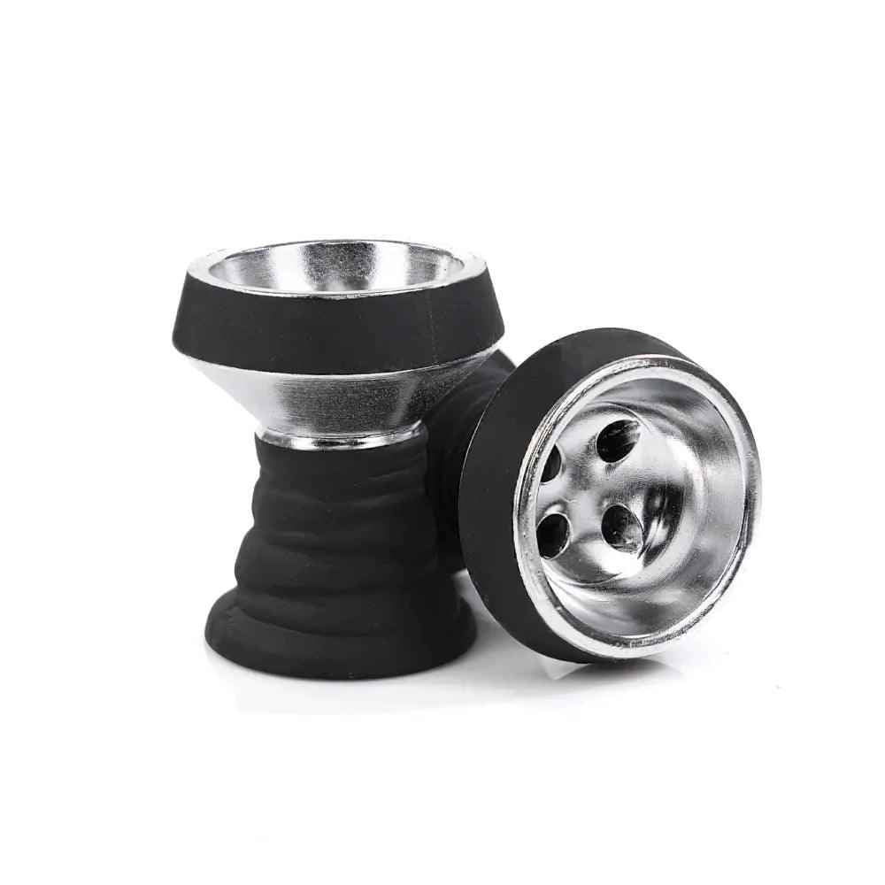 Dschinni Steinkopf mit Vulcan Air Silber - Dschinni Shisha