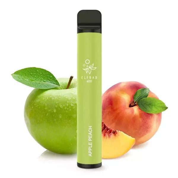 Elf Bar 600 Vape Einweg E-Shisha - Apfel Pfirsich - Dschinni GmbH