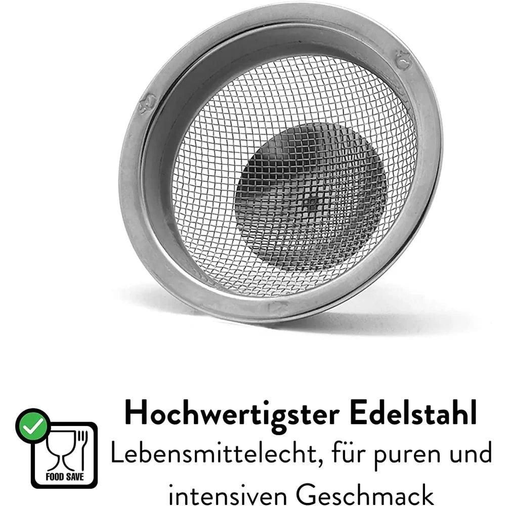 Dschinni Seflex Beschreibung: Hochwertigster Edelstahl - Lebensmittelecht, für puren und intensiven Geschmack
