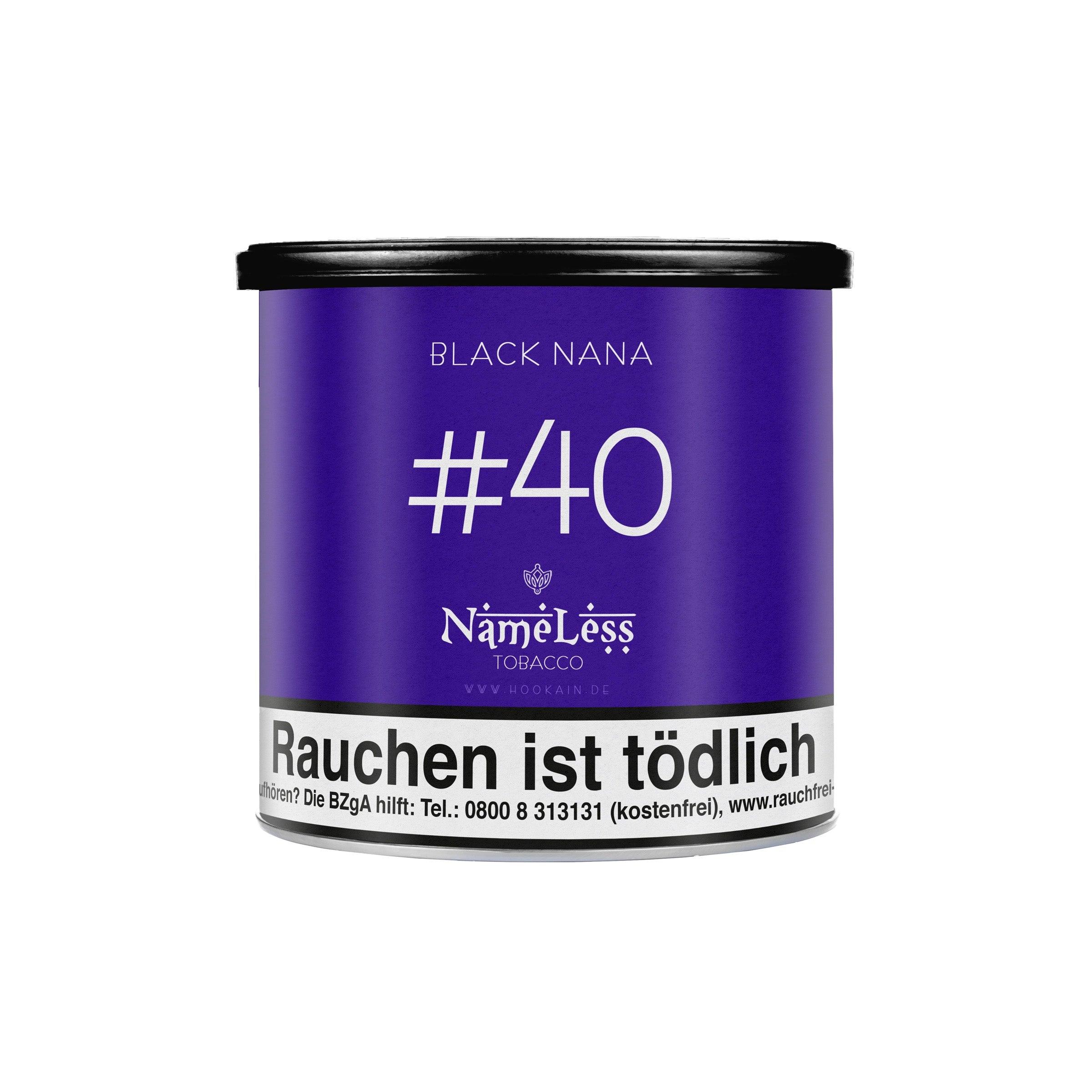 NameLess 65g Pfeifentabak - Black Nana - Traube & Minze - Dschinni GmbH