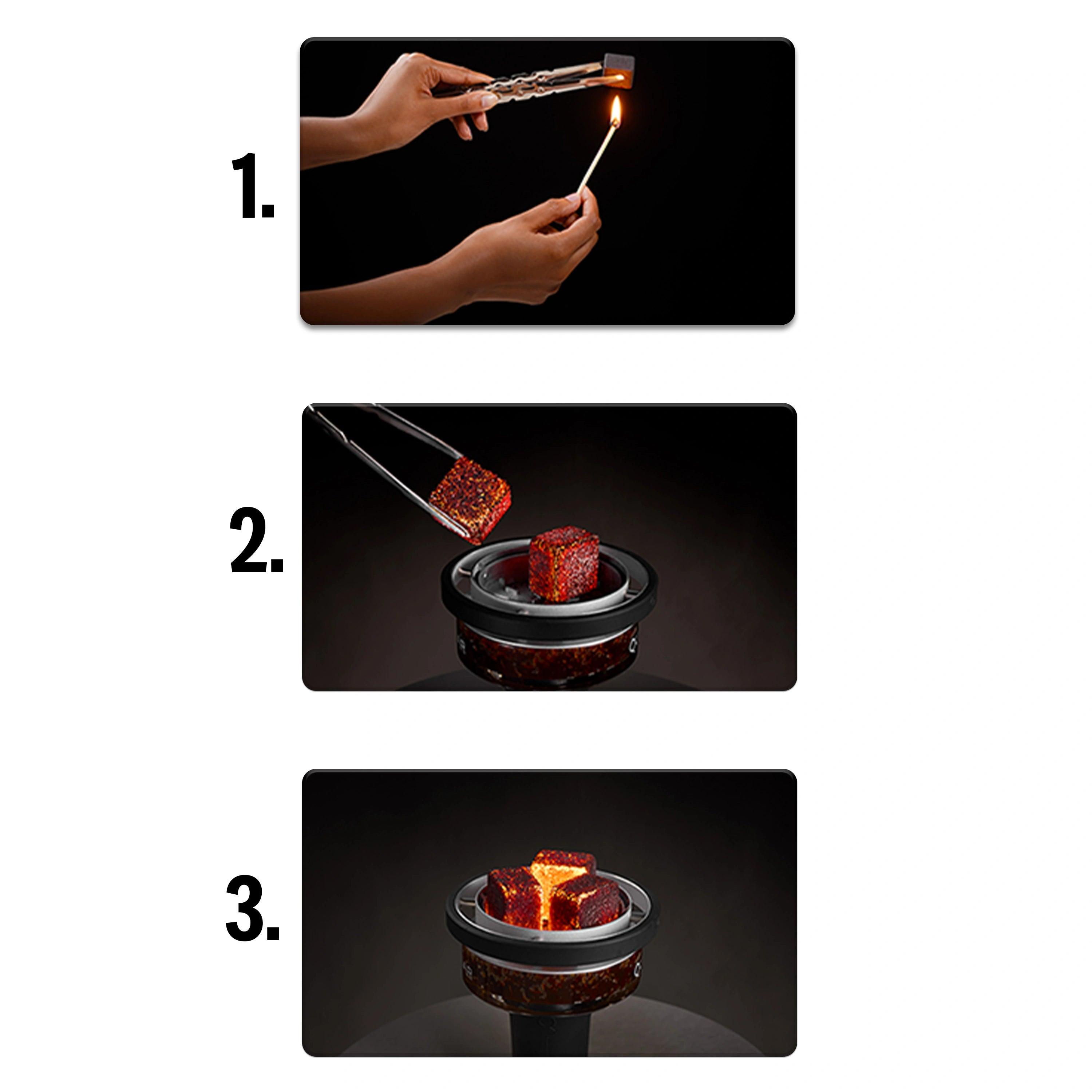 NEO CUBES (72 STÜCK) Shisha Kohle selbstanzündend - Dschinni GmbH