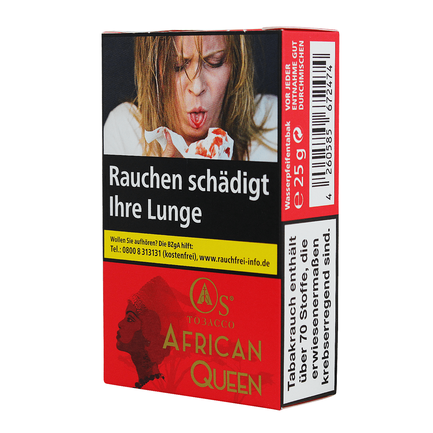 Shisha Tabak Os African Queen 25G