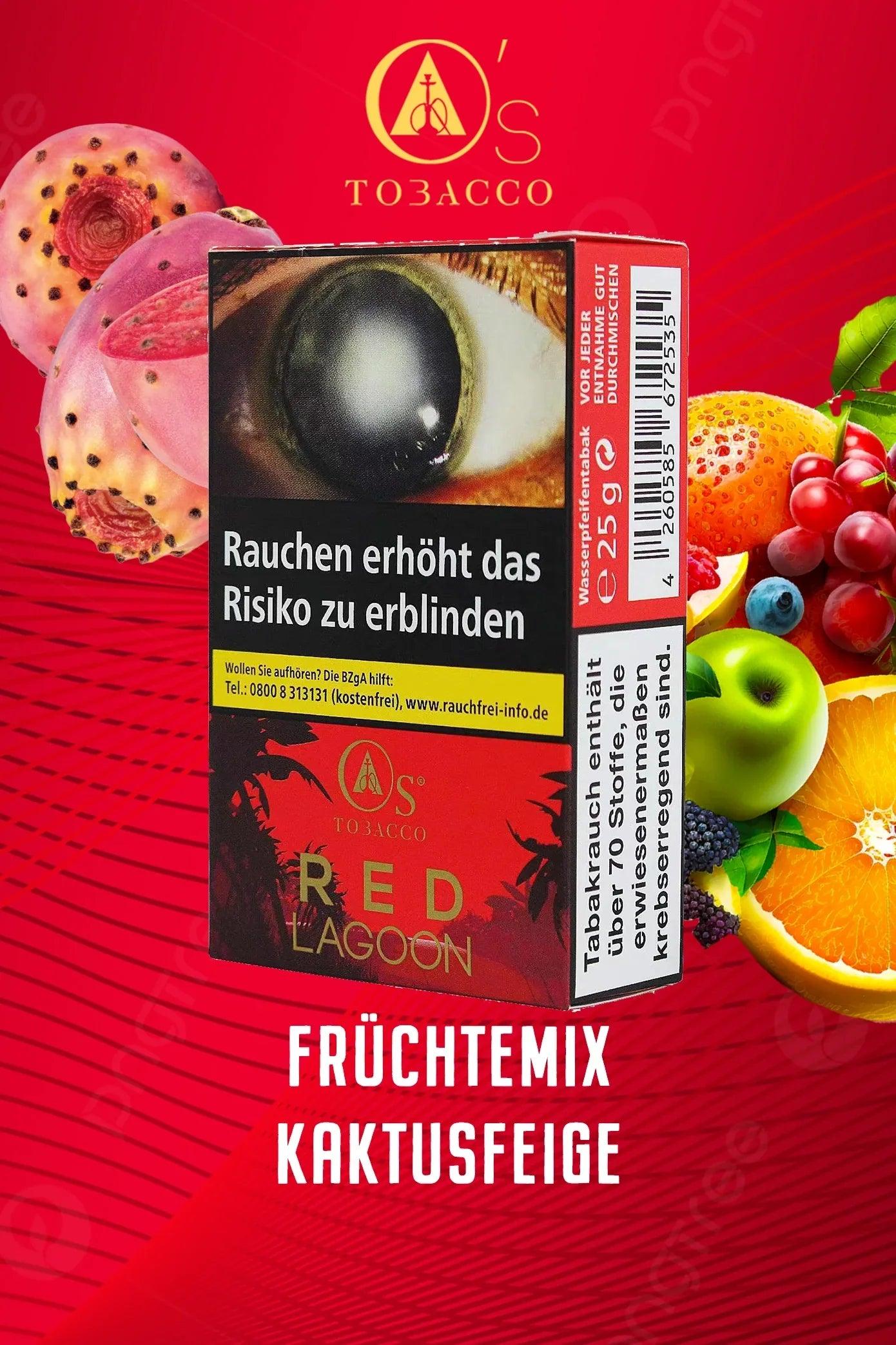 OS Shisha Tabak Red lagoon Lagune Kaktusfeige Früchte