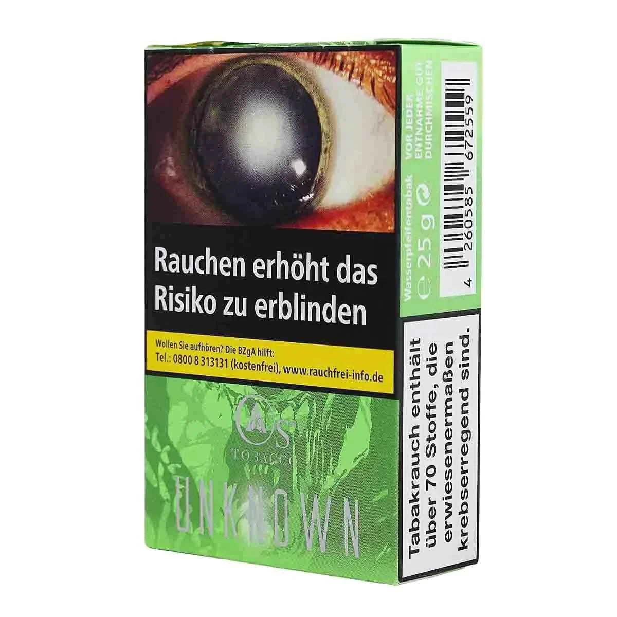 O's Doobacco 25g Shisha Tabak - Unknown - Limette und Kaktusfeige - Dschinni Shisha