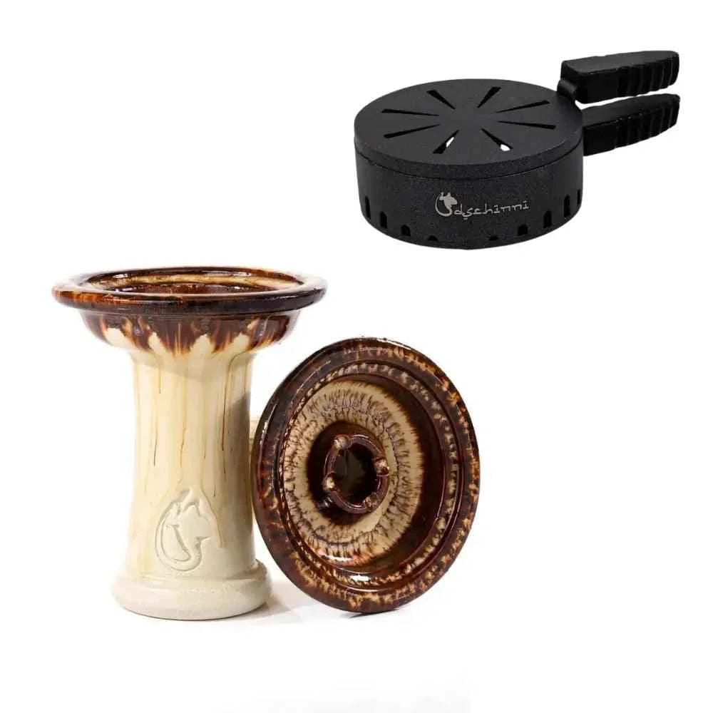 Royal Phunnel Schamottstein und Crown HMD Smokebox - Dschinni Shisha