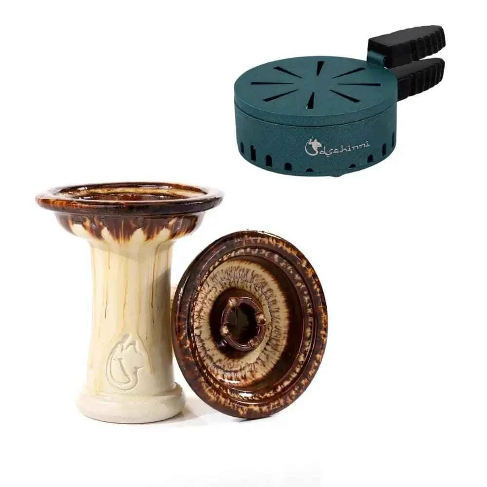 Royal Phunnel Schamottstein und Crown HMD Smokebox - Dschinni Shisha
