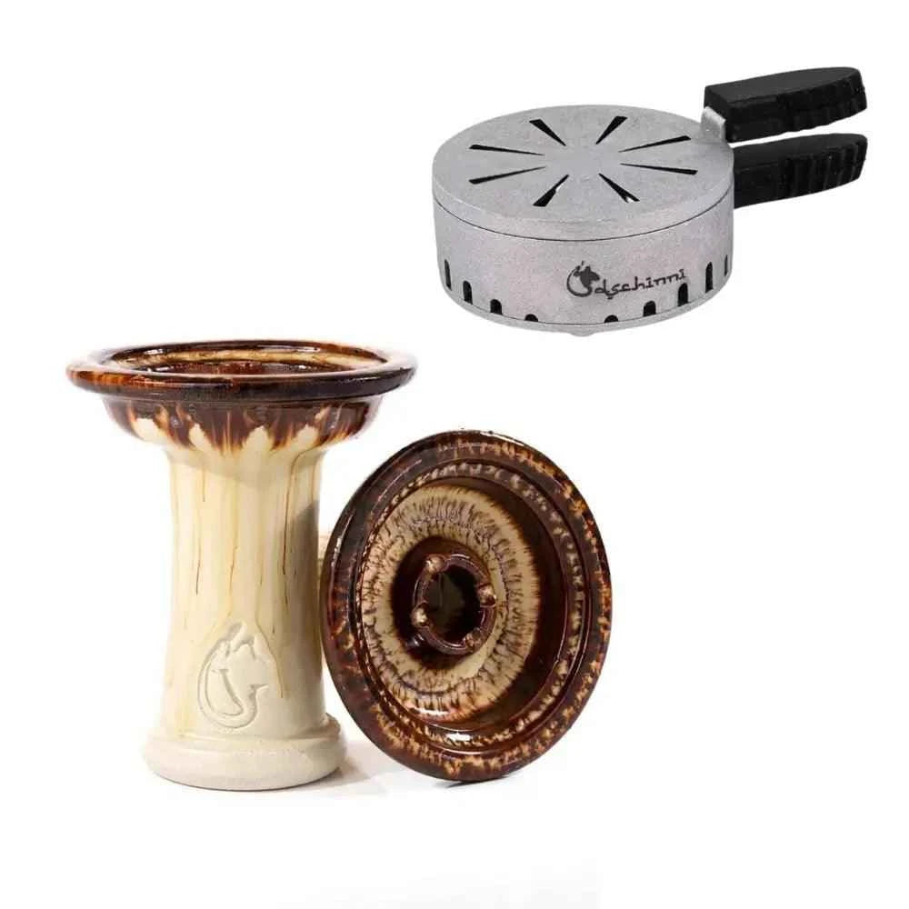 Royal Phunnel Schamottstein und Crown HMD Smokebox - Dschinni Shisha