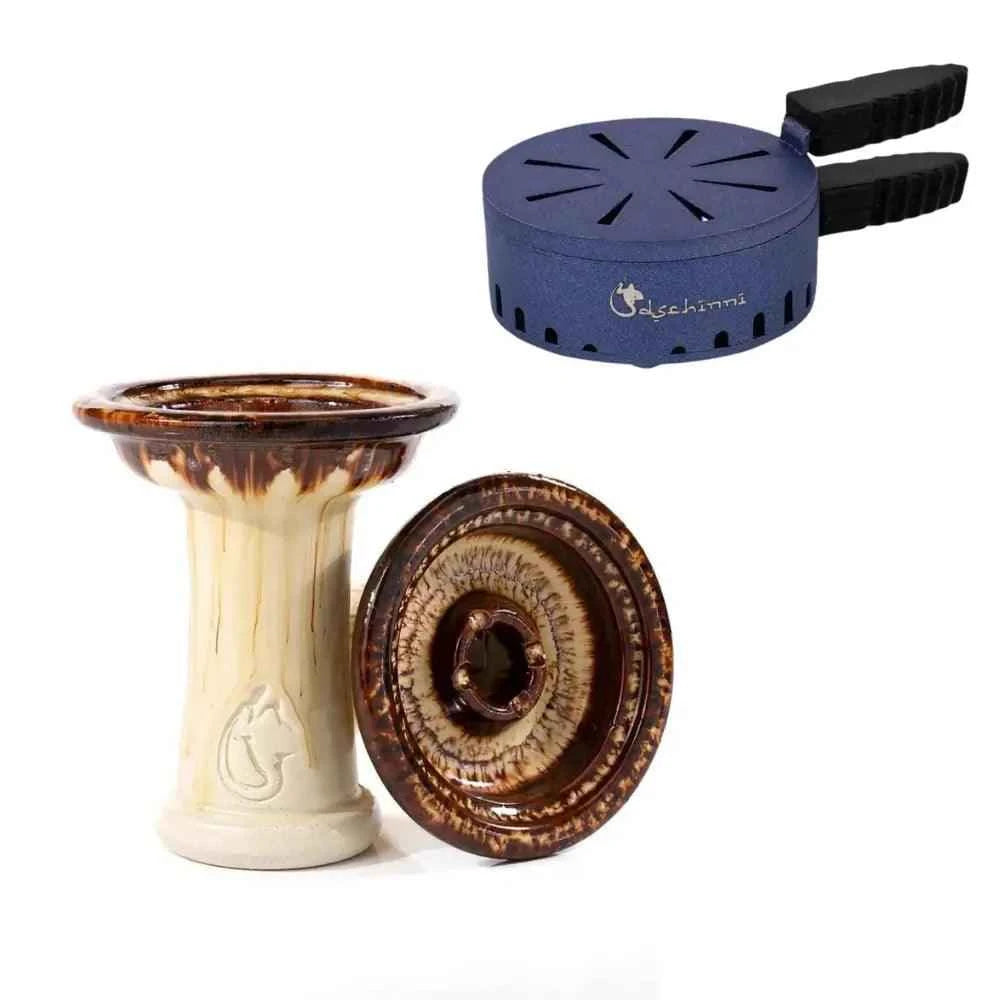Royal Phunnel Schamottstein und Crown HMD Smokebox - Dschinni Shisha