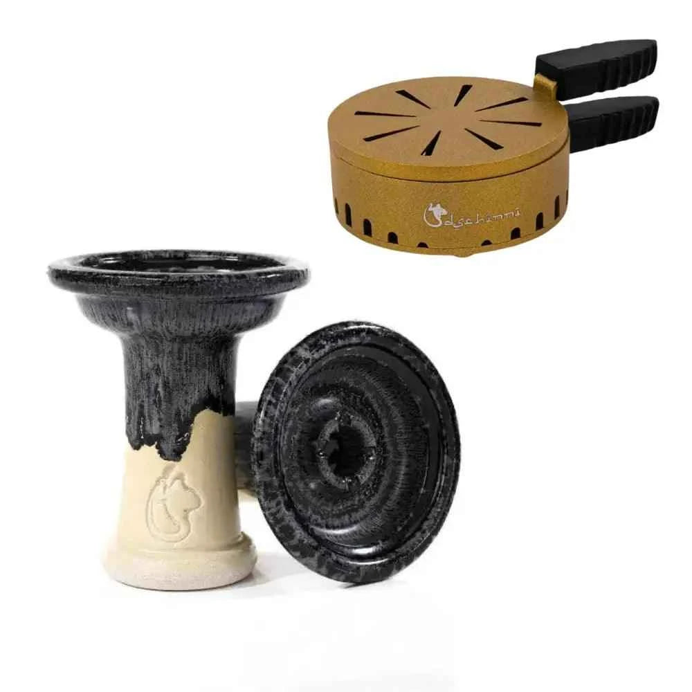Royal Phunnel Schamottstein und Crown HMD Smokebox - Dschinni Shisha