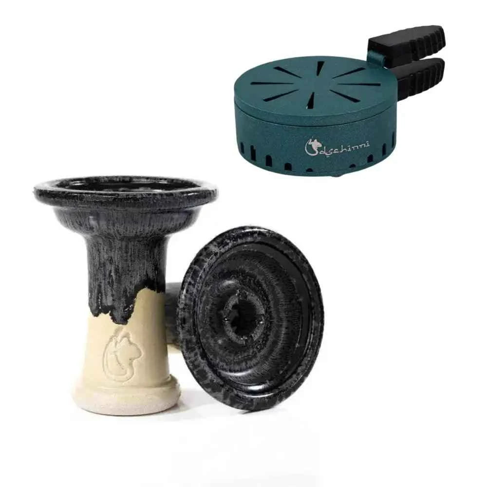Royal Phunnel Schamottstein und Crown HMD Smokebox - Dschinni Shisha
