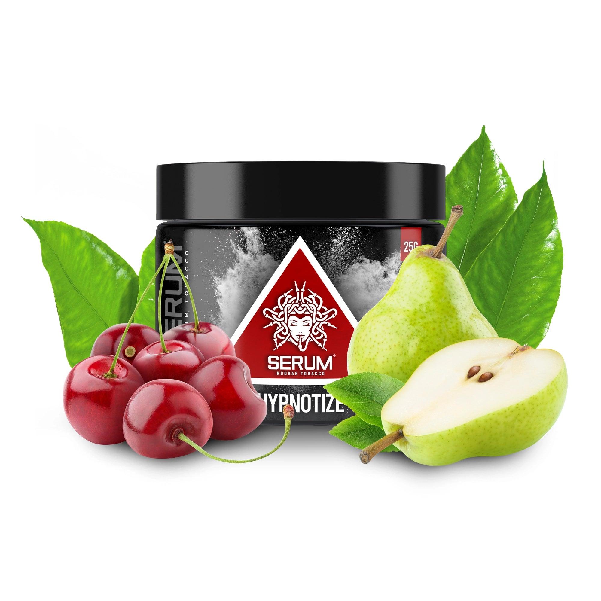 Serum Tobacco 25g -Hypnotize - Waldkirsche und Birne, Shishatabak Wasserpfeifentabak