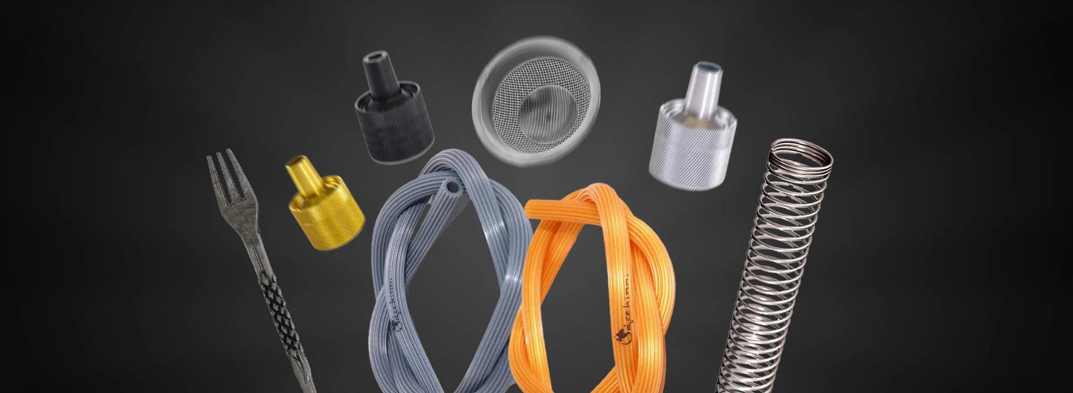 gabel, molassefänger, seflex, silikonschläuche und schlauch knickschutz