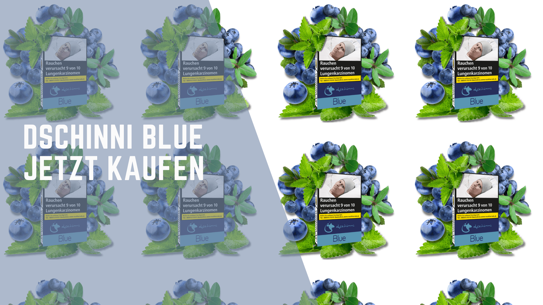 Dschinni 25g Tobacco - Blue - Blaubeere Minze Release: Eine revolutionäre Raucherfahrung - Dschinni Shisha