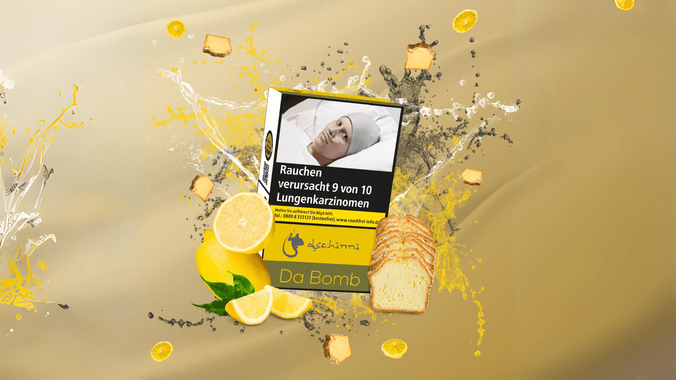 Wonach schmeckt eigentlich der Dschinni Da Bomb Tabak ( Omas Zitronenkuchen ) - Dschinni Shisha