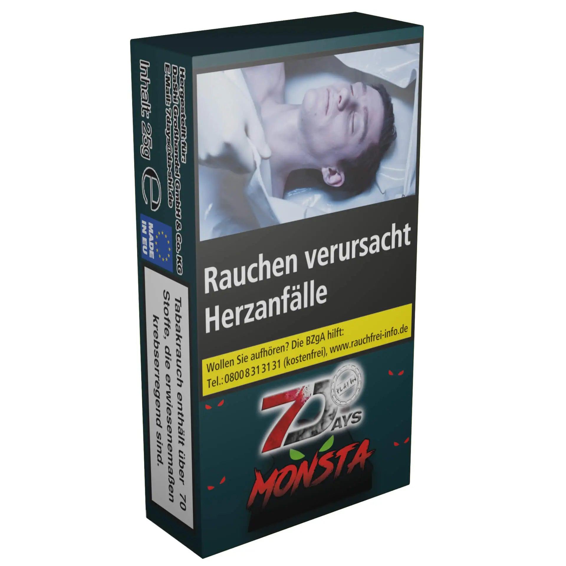 7Days 25g Tabak Platin Monsta - Energy Drink - Dschinni GmbH