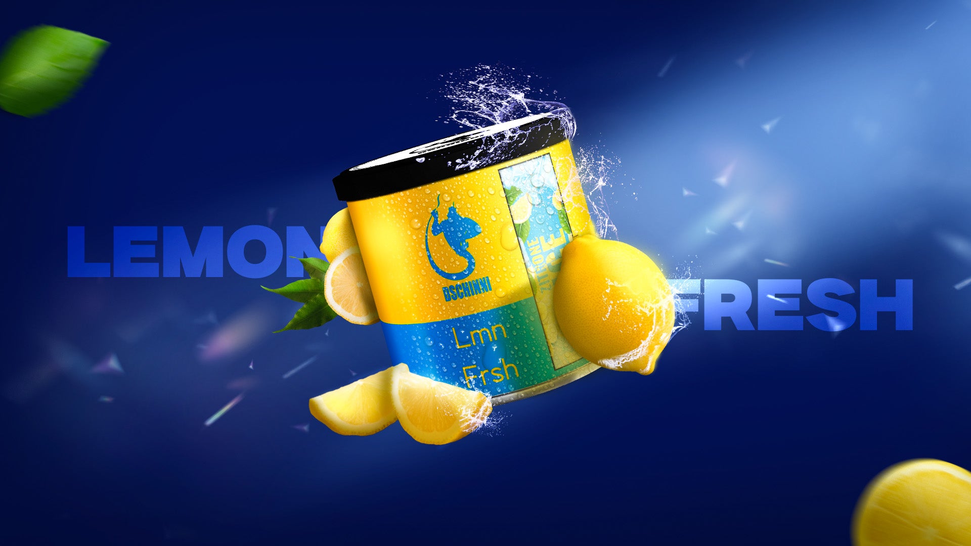 Shisha Tabak Dschinni Lemon Fresh 200g Tabak - Zitrone Eis Lmn Frsh