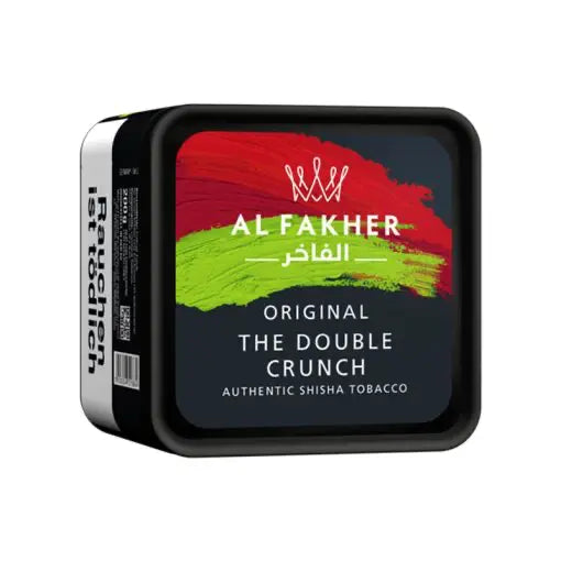 Al Fakher The Double Crunch 200g Doppelapfel Shisha Tabak
