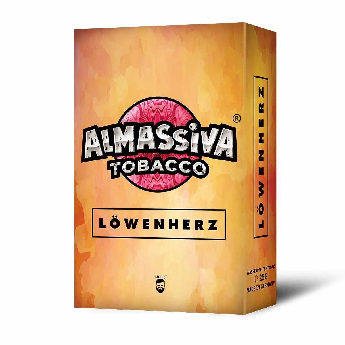 Almassiva Tabak Löwenherz 25g - Drachenfrucht, Himbeere & Pfirsich - Dschinni GmbH