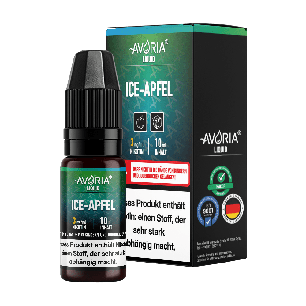 Avoria - Apfel E-Zigaretten Liquid - Ice Apfel - Dschinni GmbH