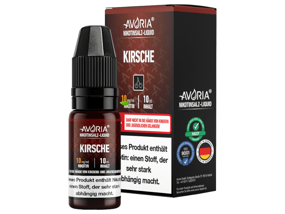 Avoria - Nikotinsalz Liquid - Kirsche - Dschinni GmbH