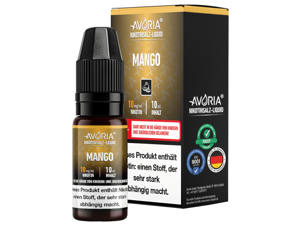 Avoria - Nikotinsalz Liquid - Mango - Dschinni GmbH